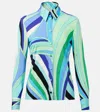 Pucci Mixed Shirt With Iride Print
