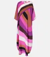 Pucci Iride-print Silk Kaftan In Multicolor