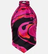 Pucci Iride Silk Twill Top In Multi