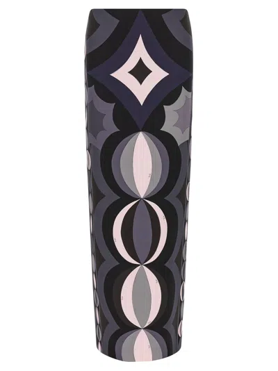 PUCCI IRIDE SKIRTS MULTICOLOR