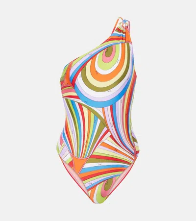 Pucci Iride Swimsuit In Multicoloured