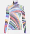 Pucci Iride-print Top In Multicoloured
