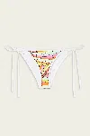 Pucci Iride-print Bikini Bottom In Multicolor In White
