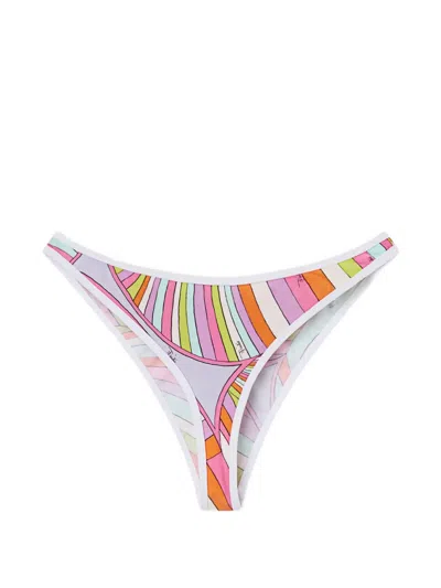 Pucci Iride-print Bikini Bottom In Multi