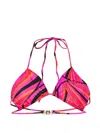 Pucci Iride-print Bikini Top In Multi
