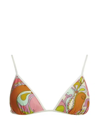 PUCCI IRIDE-PRINT BIKINI TOP