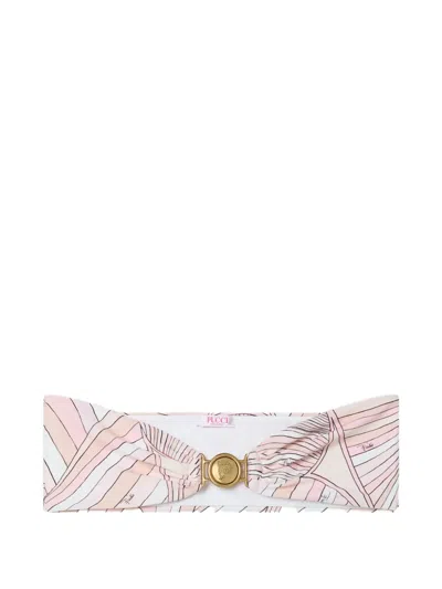 Pucci Iride-print Bikini Top In Multi