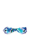 Pucci Iride Bow-deatil Cotton Head Wrap In Multi