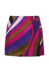 Pucci Iride-print Mini Skirt In Multi