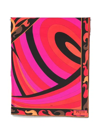 Pucci Iride-print Silk Scarf In Multi