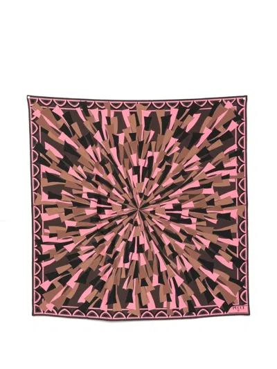 Pucci Iride-print Silk Scarf In Multi