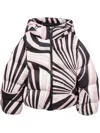 Pucci Iride-print Puffer Jacket In Multicolor