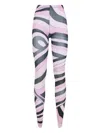 Pucci Iris-print Tights Clothing In Pink