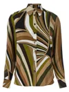 Pucci Iris Shirt In Brown