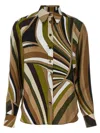 Pucci Iris Shirt In Khaki