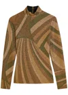 Pucci Istrice Printed Jersey Shirf In Multi