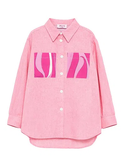 Pucci Kids' Jacket In Pink