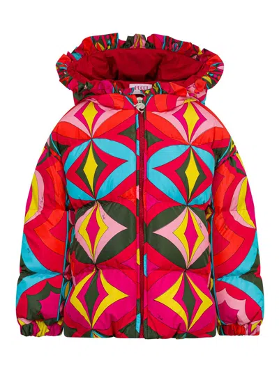 Pucci Kids' Jacket With Print In Multicolour