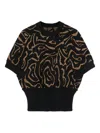 Pucci Jacquard Labirinto Top In Black