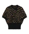 Pucci Jacquard Labirinto Top In Black
