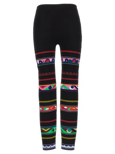 PUCCI JACQUARD PATTERNED LEGGINGS