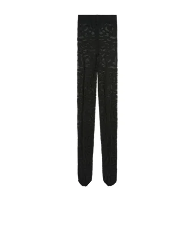 Pucci Jacquard Tights In Black
