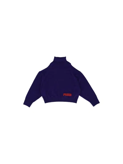 Pucci Kids' Jumper In Blue