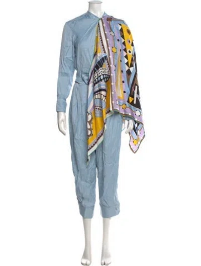 Pre-owned Pucci Jumpsuit In Blue