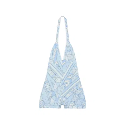 Pucci Jumpsuit Short In Multi