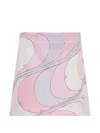 Pucci Junior Abstract-print Skirt In Multi