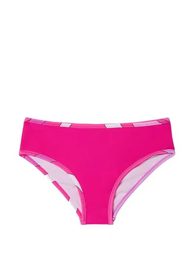 Pucci Junior Babies' Bikini Bottoms With Printed Edges In Pink