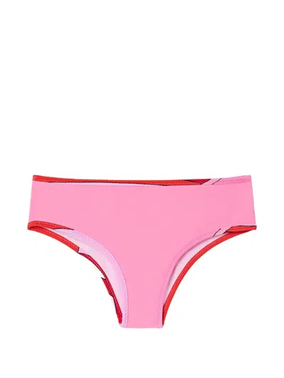 Pucci Junior Babies' Bikini Bottoms With Printed Edges In Pink