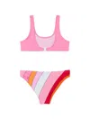 Pucci Junior Bikini Set With Printed Bottoms In Multi