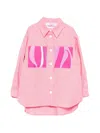 Pucci Junior Chest-pocket Jacket In Pink