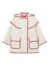 Pucci Junior Contrasting Edges Jacket In Multi
