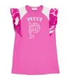 Pucci Junior Cotton Logo T-shirt In White