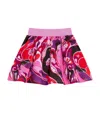 Pucci Junior Orchidee Print Skirt In Multi
