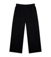 Pucci Junior Cotton Orchidee-stripe Sweatpants In Black