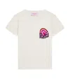 Pucci Junior Embroidered-patch T-shirt In White