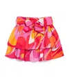 Pucci Junior Tiered Print Skirt In Multi