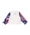 Pucci Junior Vivara-print T-shirt In Ivory