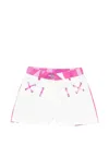 Pucci Junior Eyelet Shorts In Multi