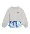 Pucci Junior Fleece Logo Dress In Gray