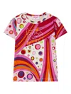 Pucci Junior Fontane-patterned Short-sleeves T-shirt In Multi