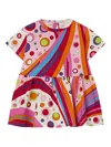 Pucci Junior Fontane-print Dress In Multi