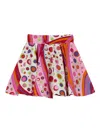 Pucci Junior Fontane-print Skirt In Multi