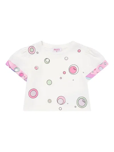 Pucci Junior Kids' Fontane-print T-shirt