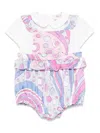 Pucci Junior Graphic-print Body In Pink