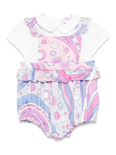 Pucci Junior Babies' Graphic-print Body In Pink