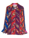 Pucci Junior Graphic-print Shirt In Purple